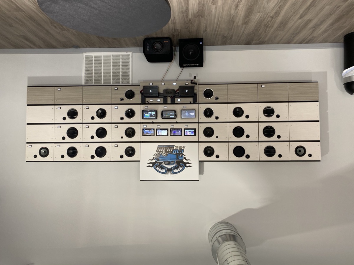 Showroom product wall